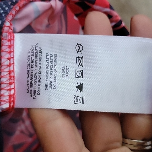 Columbia Size Small Red and Black Flash Forward Printed Windbreaker - Picture 5 of 6